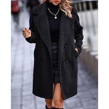 BTFBM Women Faux Fur Coats for Winter - Stylish & Warm