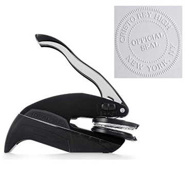 Custom Logo Embossing Stamp - Personalize Your Unique 1 x 5/8'' Seal