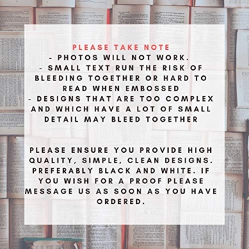 Custom Logo Embossing Stamp Personalized Design for Branding