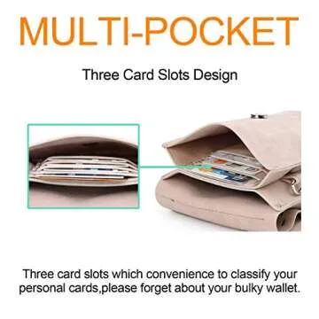 seOSTO Womens Small Crossbody Bag, Tassel Cell Phone Purse Holder Wallet For woman Girls