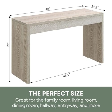 Stylish Convenience Concepts Northfield Console Desk Table