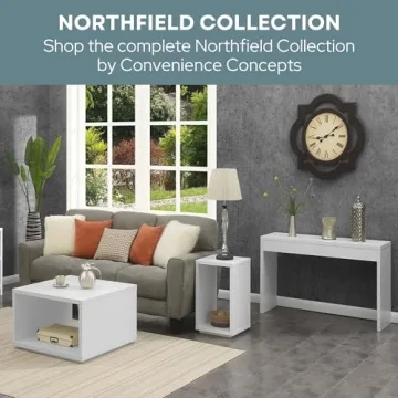 Stylish Convenience Concepts Northfield Console Desk Table
