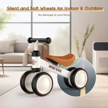 YOFIDI Baby Balance Bike for Toddlers - Safe & Fun Ride!
