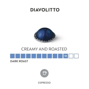 Nespresso Diavolitto Dark Roast Espresso Capsules 50-Count