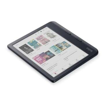 Kobo Libra Colour | eReader | 7” Glare-Free Colour E Ink Kaleido™ 3 Display | Dark Mode Option | Audiobooks | Waterproof | Black