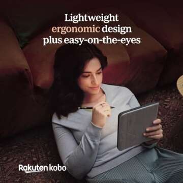 Kobo Libra Colour | eReader | 7” Glare-Free Colour E Ink Kaleido™ 3 Display | Dark Mode Option | Audiobooks | Waterproof | Black