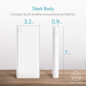 Anker Power Bank, 26,800mAh External Battery with Dual Input Port and Double-Speed Recharging, 3 USB Ports for iPhone 15/15 Plus/15 Pro/15 Pro Max, iPad, Samsung, Android and Other Devices