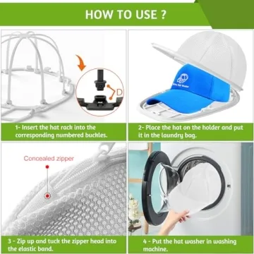 Hat Washer Cage for Easy Cleaning and Maintenance