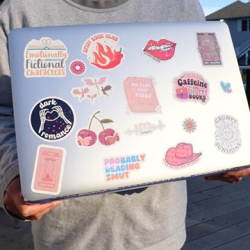 Smutty Book Stickers for Readers - 120 PCS Pack