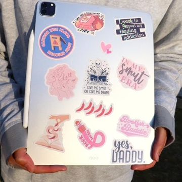 Smutty Book Stickers for Readers - 120 PCS Pack