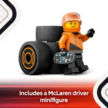 LEGO City F1 McLaren Race Car Toy for Kids - Ages 6+