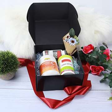 Rempry Black Shipping Boxes Pack of 20 - Stylish & Durable