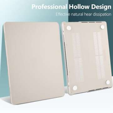 DONGKE Compatible with M4 MacBook Pro 14 inch Case 2024 2023 2021 A3112 A3401 A3185 M3 A2918 A2992 M2 A2779 M1 A2442 Pro Max with Touch ID, Plastic Hard Shell with Keyboard Cover, Matte Stone