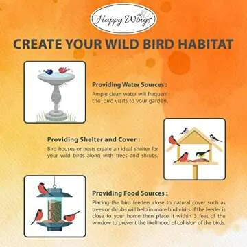 Happy Wings Nyjer Seeds for Attracting Wild Birds