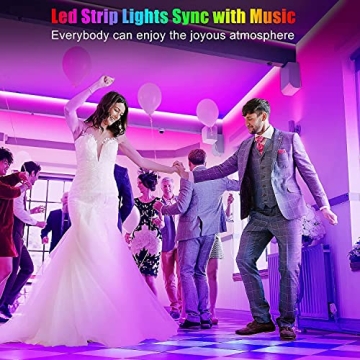 Keepsmile 50ft RGB LED Strip Lights for Ultimate Decor