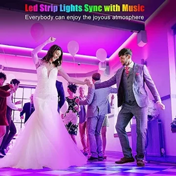 Keepsmile 50ft RGB LED Strip Lights for Ultimate Decor