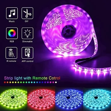 Keepsmile 50ft RGB LED Strip Lights for Ultimate Decor