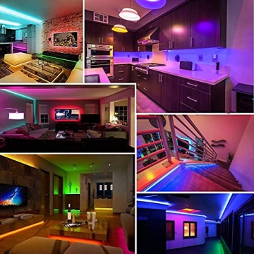 Keepsmile 50ft RGB LED Strip Lights for Ultimate Decor