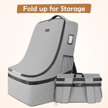 YOREPEK Padded Car Seat Travel Bag for Airplane Safety