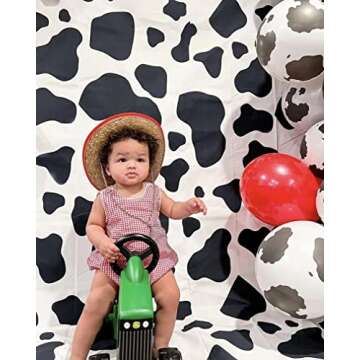 Lil cactus Baby Boys and Girls Brown Gingham Bubble Romper, 3-6 Months