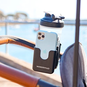 WONDERFOLD Stroller Wagon Cup & Phone Holder - Black