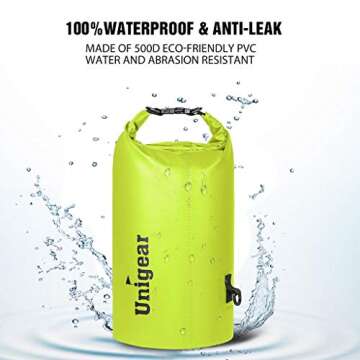Unigear Waterproof Dry Bag for Kayaking and Boating
