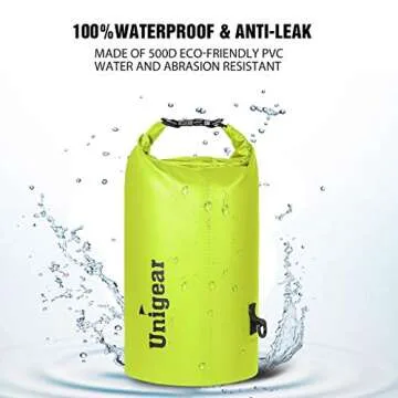 Unigear Waterproof Dry Bag for Kayaking and Boating