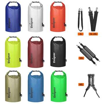 Unigear Waterproof Dry Bag for Kayaking and Boating