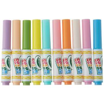Crayola Color Wonder 10 Mini Markers for Mess Free Creativity