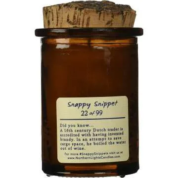 Whiskey Tobacco Spirit Candle 5 oz - Amber