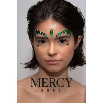 Poison Ivy Face Jewels by Mercy London Poison Ivy Costume Accessories Face Gems Jewels All In One Festival Headpiece Stick On