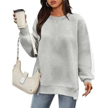 Cozy Zeagoo Crew Neck Sweatshirt for Women in Fall Fashion