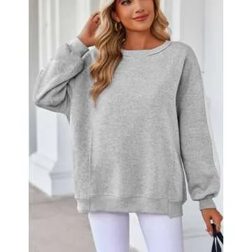Cozy Zeagoo Crew Neck Sweatshirt for Women in Fall Fashion