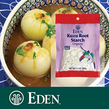 Eden Kuzu Root Starch - Organic Thickener for Cooking