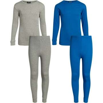 Boys' Thermal Waffle Knit Underwear Set - Size 2-18