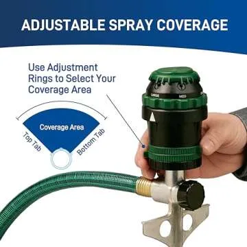 Orbit 58573N H2O-6 Gear Drive Sprinkler (Sprinkler on Spike)