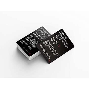 Exciting Black Trivia Drinking Game for Adults