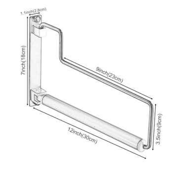NEWRAIN Clothes Drying Rack, Laundry Racks for Drying Clothes, Wall Mounted Swing Arm Clothes Hanger for Laundry Room, Garage, Indoor & Outdoor Use,Black