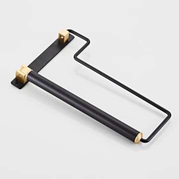 NEWRAIN Clothes Drying Rack, Laundry Racks for Drying Clothes, Wall Mounted Swing Arm Clothes Hanger for Laundry Room, Garage, Indoor & Outdoor Use,Black