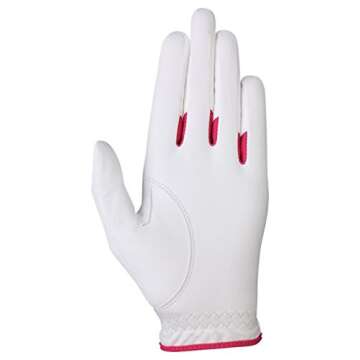 Callaway Women's X-Tech Golf Glove Left Hand (White/Pink, Small)