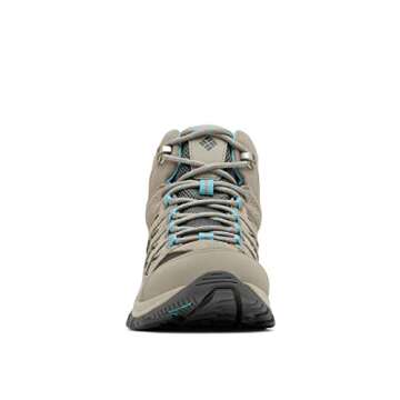 Columbia Women's Crestwood Mid Waterproof Hiking Boot, Grey, 7 Wide US