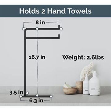 Durable Hand Towel Stand for Bathroom Counter