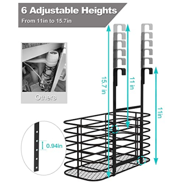 ULG Hair Dryer Holder - Adjustable Hair Tool Organizer