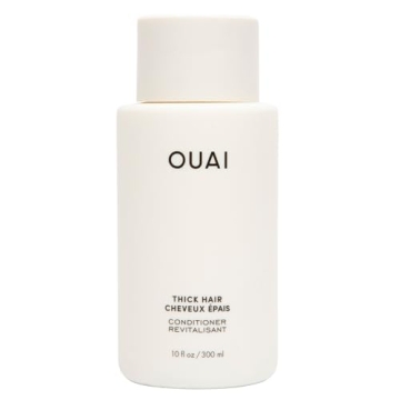 OUAI Thick Hair Conditioner - Moisturizing Conditioner for Dry, Frizzy Hair - Keratin, Marshmallow R...