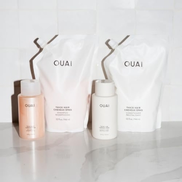 OUAI Thick Hair Conditioner for Hydration and Frizz Control