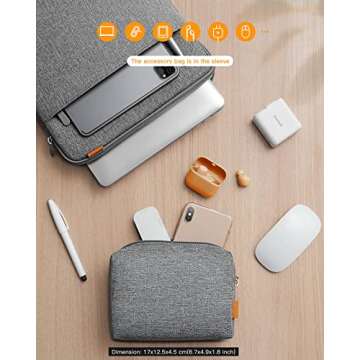 Inateck 360° Protective Laptop Bag for 15-inch MacBook Air