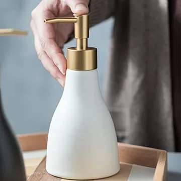 Elegant Gold Soap Dispenser for Kitchen and Bathroom