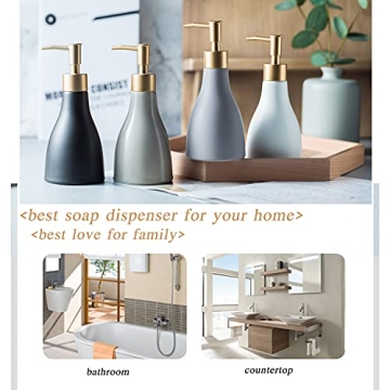 Elegant Gold Soap Dispenser for Kitchen and Bathroom