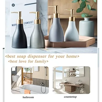 Elegant Gold Soap Dispenser for Kitchen and Bathroom