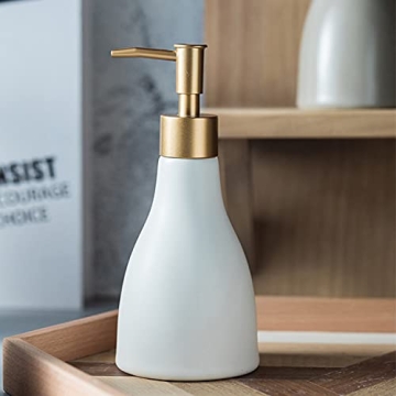 Elegant Gold Soap Dispenser for Kitchen and Bathroom